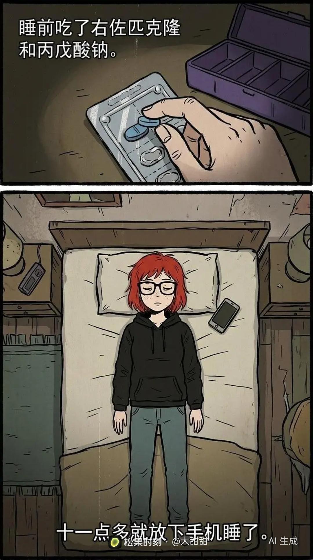 漫画 双相情感障碍 生活碎片 宅家自嗨 精神状态belike