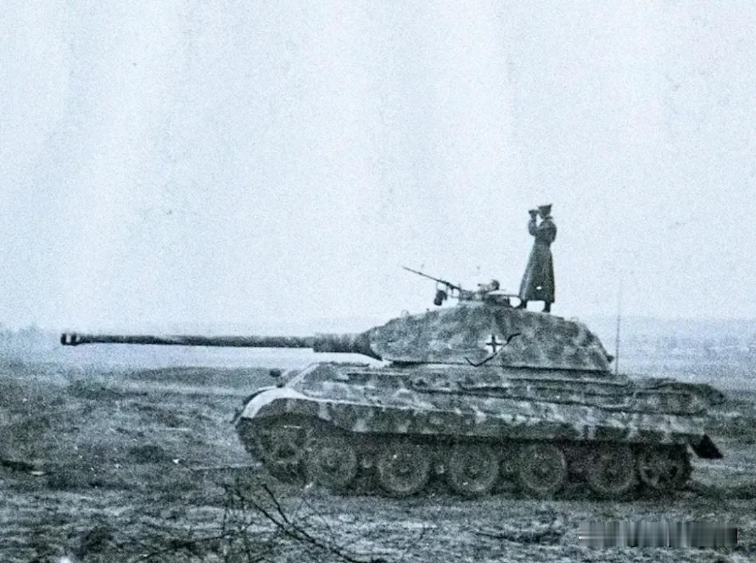 1944 年，在突出部战役期间，来自506重装甲营的尤尔根·特格特霍夫 （Jür