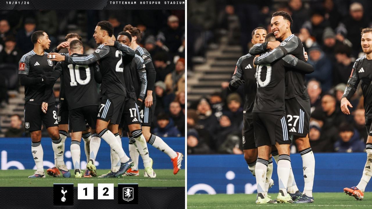 足总杯：阿斯顿维拉客场2-1击败热刺，闯入足总杯32强。
罗杰斯建功，布恩迪亚传