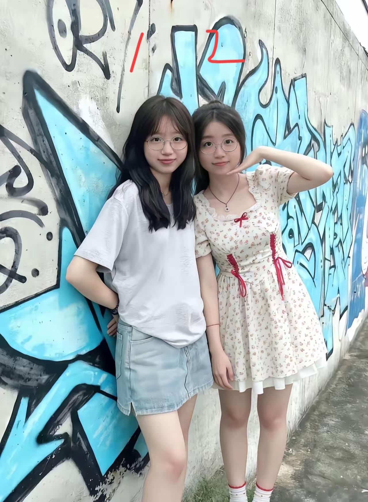 两位女生，以你的审美，几号适合娶回家？