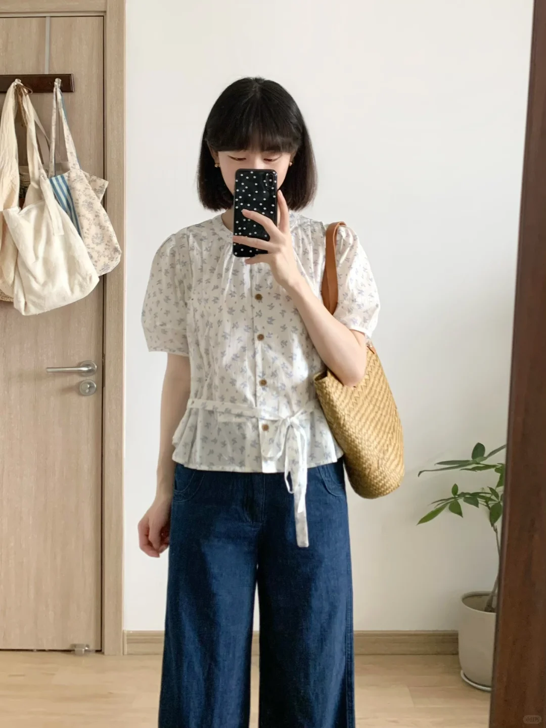 🍃好温柔的碎花上衣～来点法式复古感！