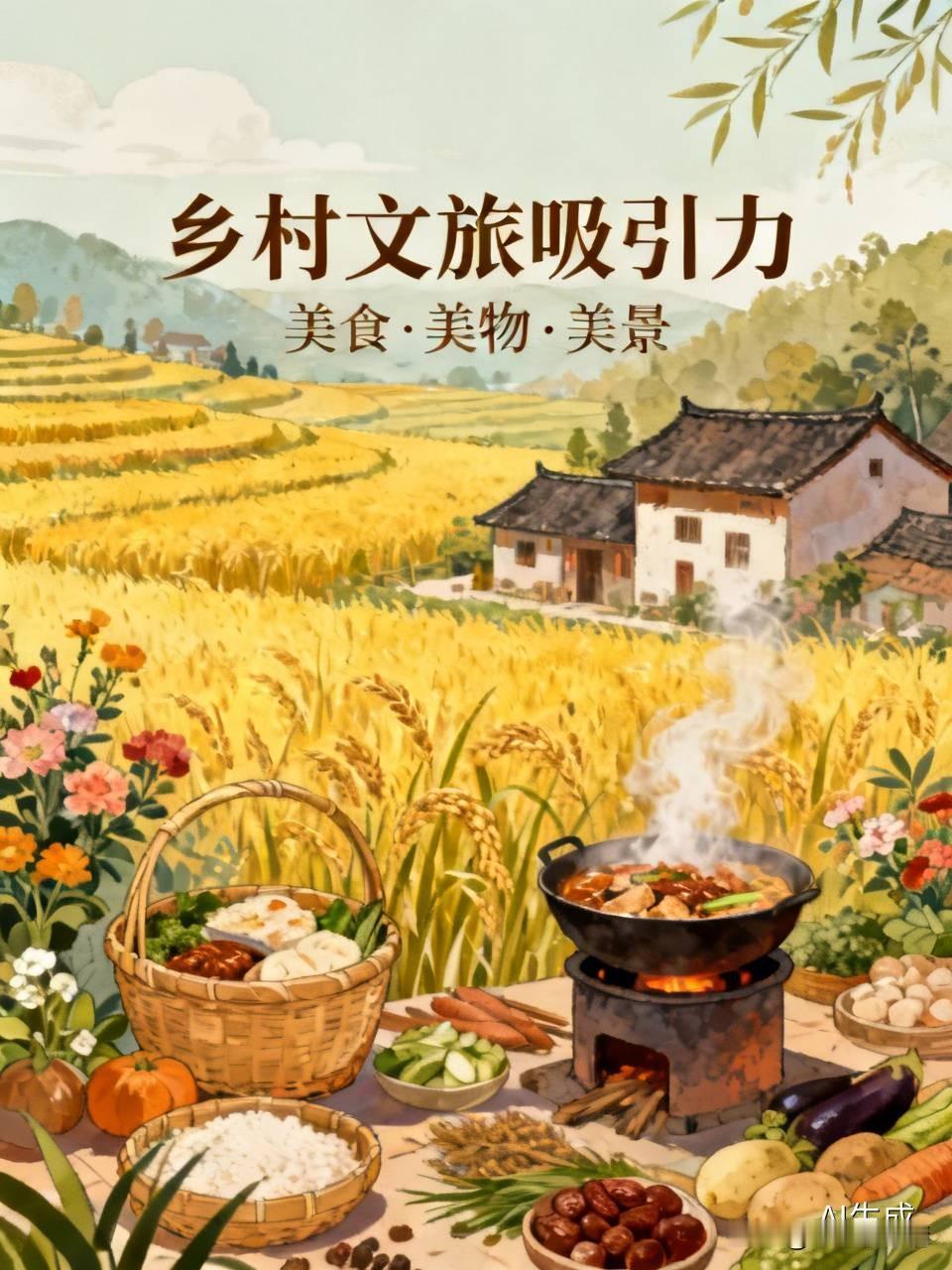 乡村文旅靠什么吸引游客？

城里的日子久了，人便格外馋那一口“土”味。乡村文旅想