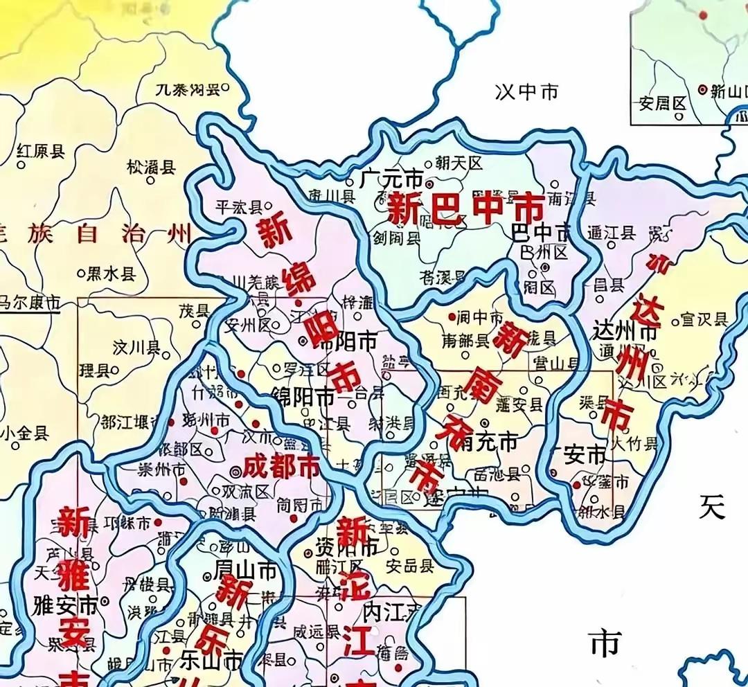 这样划分基本上就是瓜分各个地区，起着一个面积平衡的作用，虽然跟以前的老地区专区有