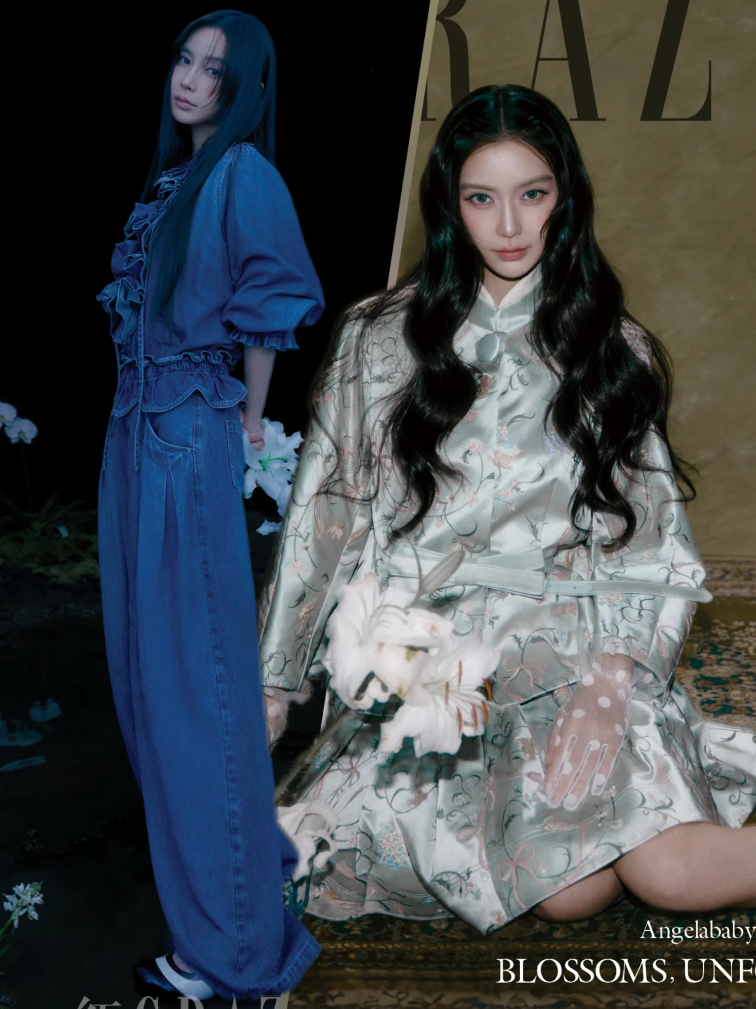 Angelababy红秀封面🔥真人bjd不开玩笑！