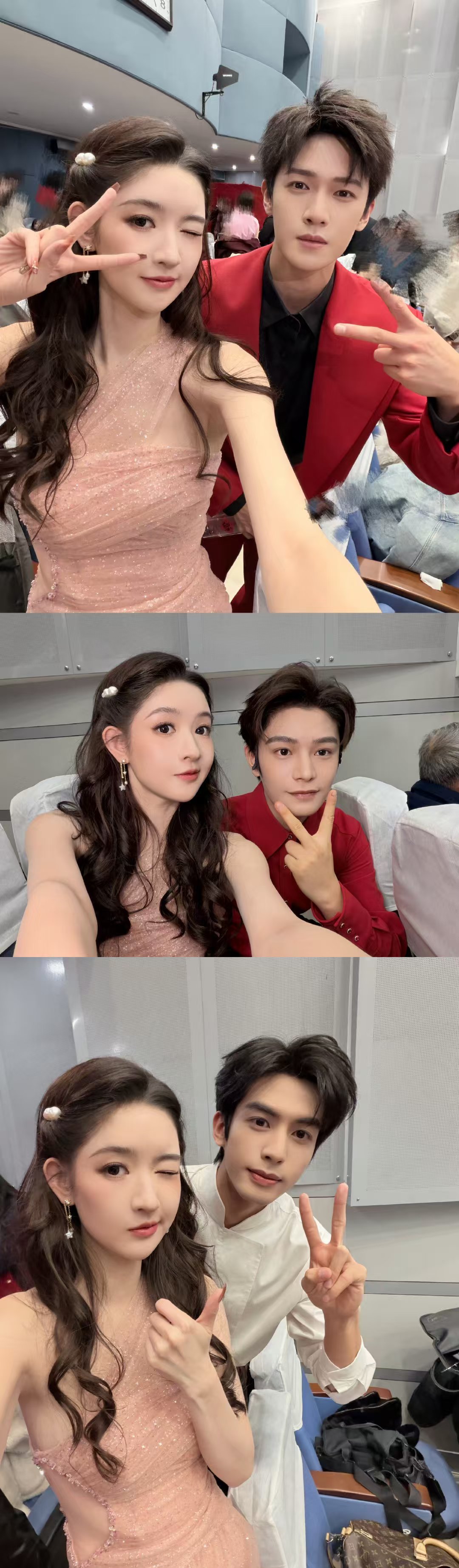 王玉雯春晚好多合照王玉雯春晚好多朋友王玉雯春晚好多朋友 每一张都超级养眼！！！ 