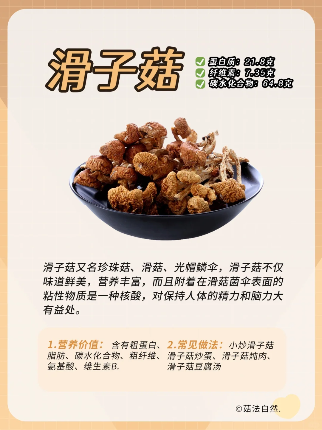 🔥每日菌菇科普——滑子菇❗️