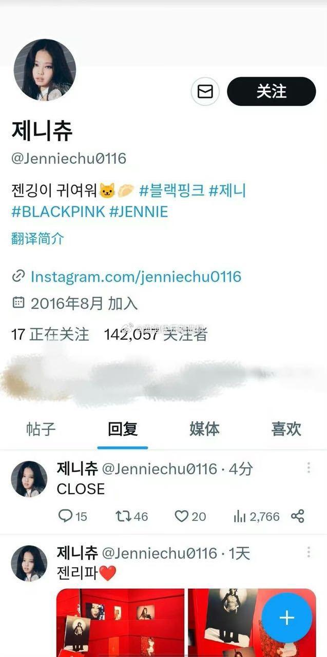 Jennie 14万的接生大粉在参加完试听会第二天关站上次是50万的大粉关站昨天