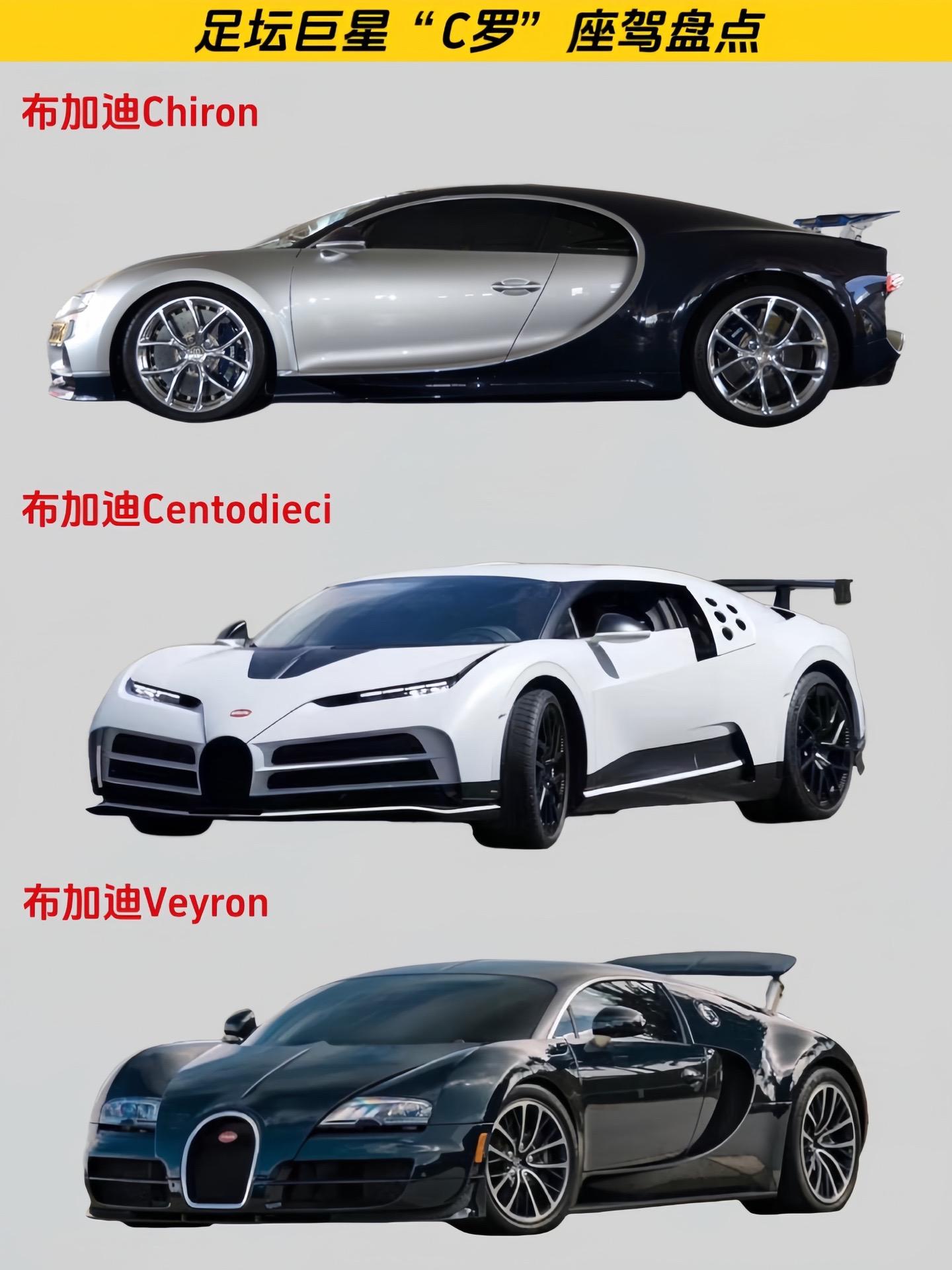 世界足坛球星“C罗”都有哪些座驾？