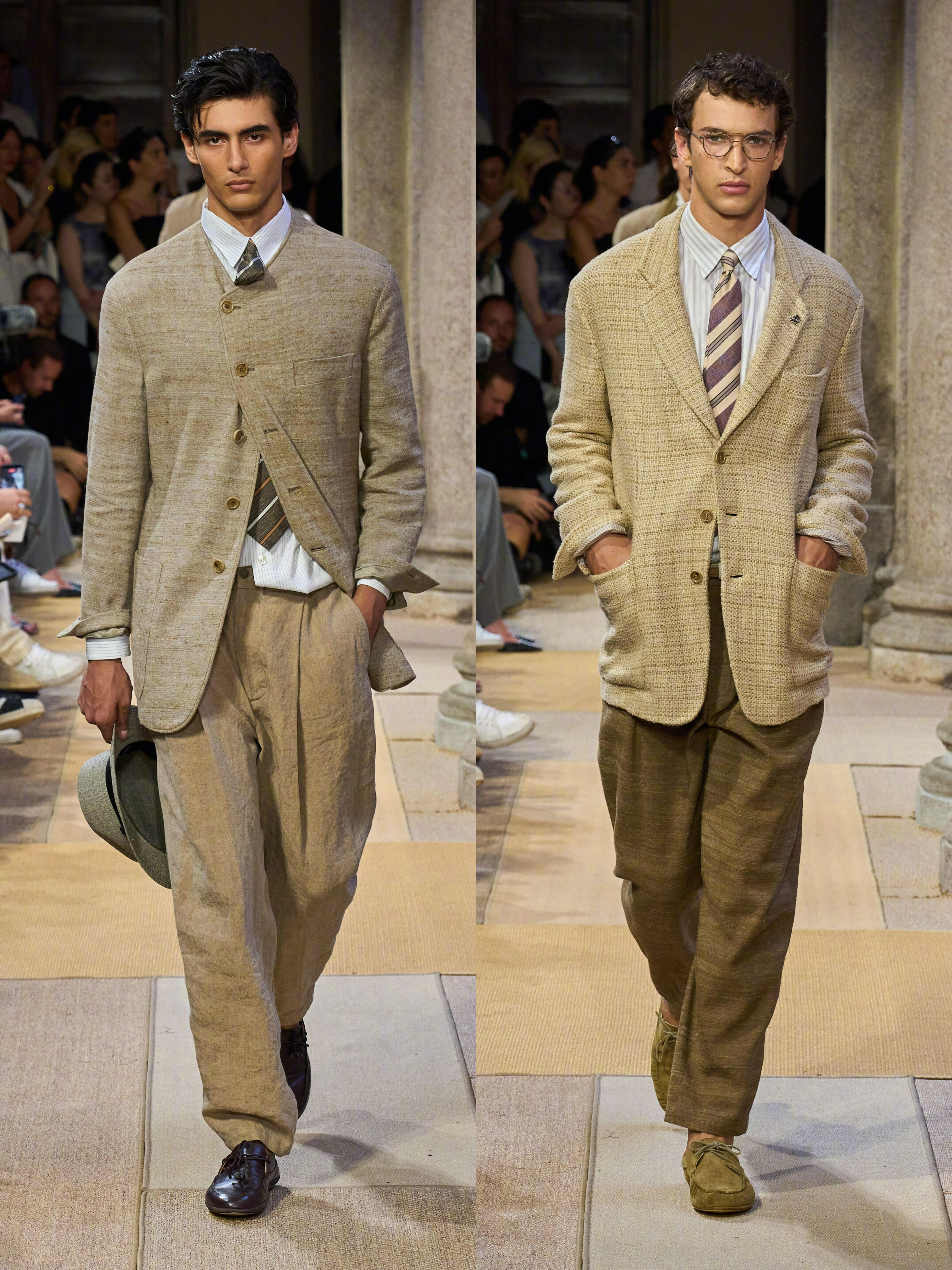 Giorgio Armani  2027  阿玛尼春夏男装系列 依旧由Leo D