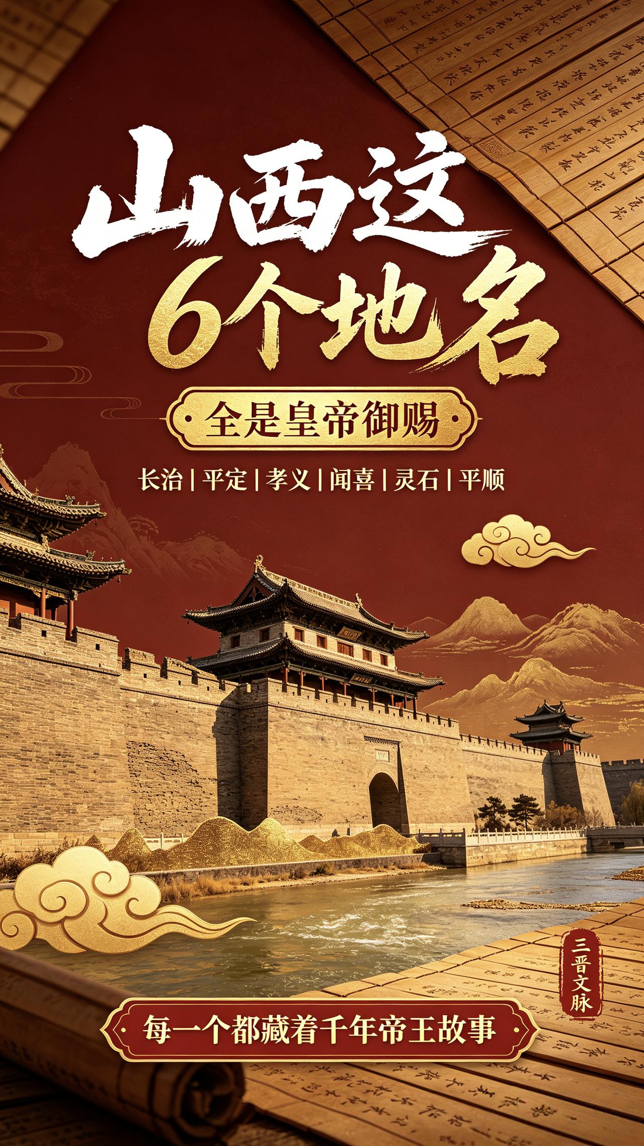 原来山西这六个地名，全部都是皇帝御赐的！每一个都藏着千年历史，看看有没有你的家乡