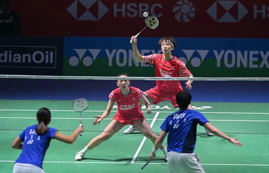 羽毛球——印度公开赛：蒋振邦/魏雅欣晋级美国体育明星 当日，在印度新德里举行的2