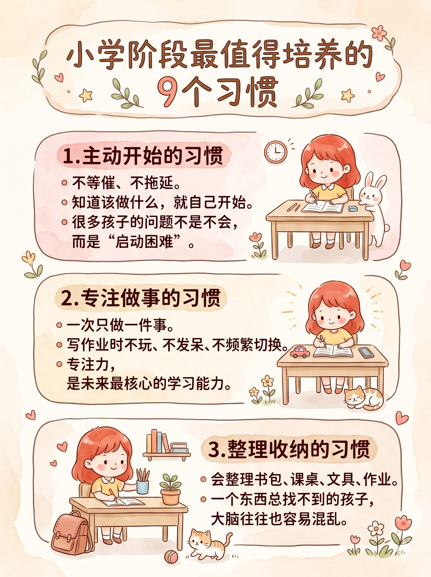 小学最应该培养的是习惯，不是成绩！2025年中国新生儿792万人 ​​​