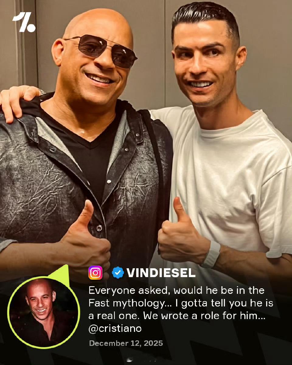 C罗将出演速度与激情官宣C罗将出演《速度与激情》最终章，还称专门为他打造了一个角
