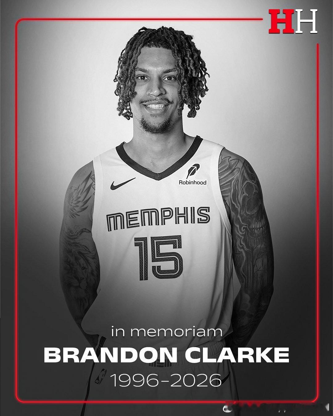 Shams：突发：孟菲斯灰熊球员布兰登·克拉克（Brandon Clarke）去