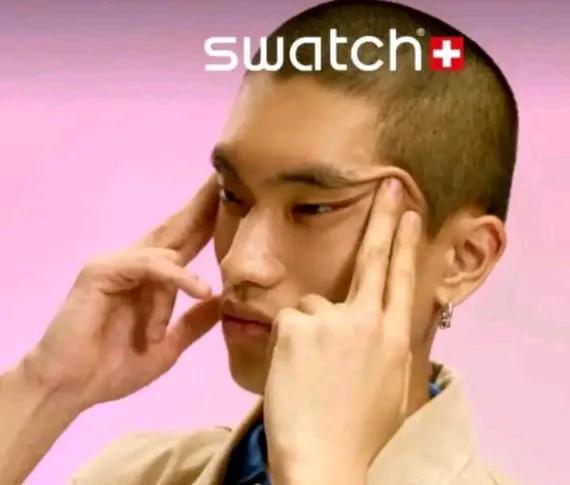 瑞士手表品牌Swatch网站模特“眯眯眼”图片被指辱华，Swatch删除图片并致