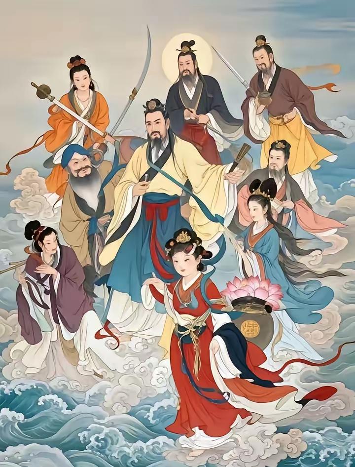 八仙的来历:6个是谪仙，1个是鬼仙，1个是洪荒异鼠
 
八仙的故事家喻户晓，但他