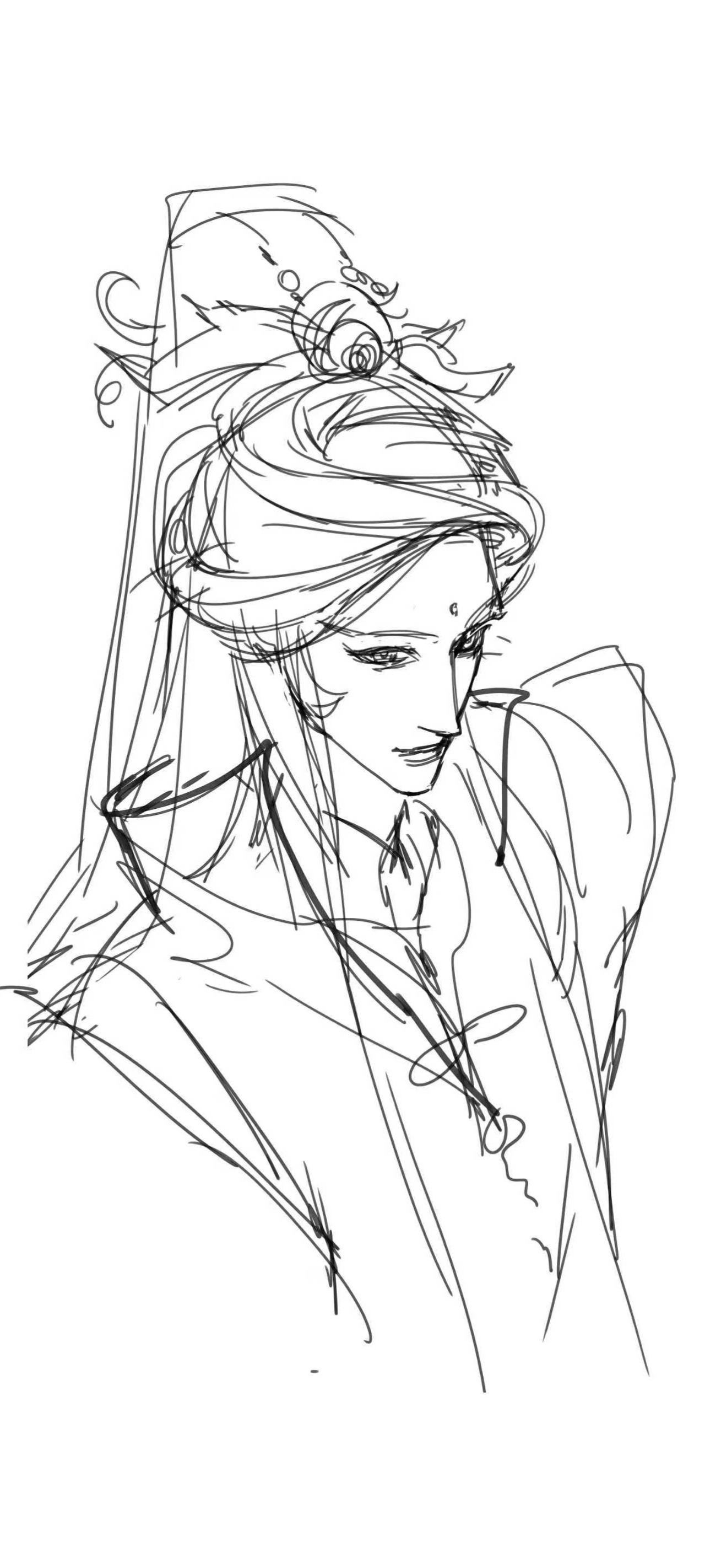 一键细化✍🏻。布袋戏虽然美丽但实在难画。。画完真的很爽就是了TvT