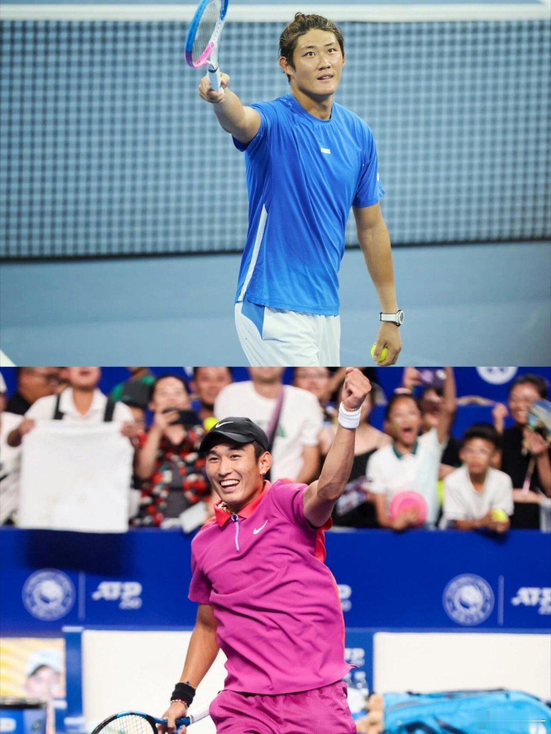 #张之臻商竣程双双进决赛#既然打进了决赛 那就请两位双双夺冠！ATP250成都公