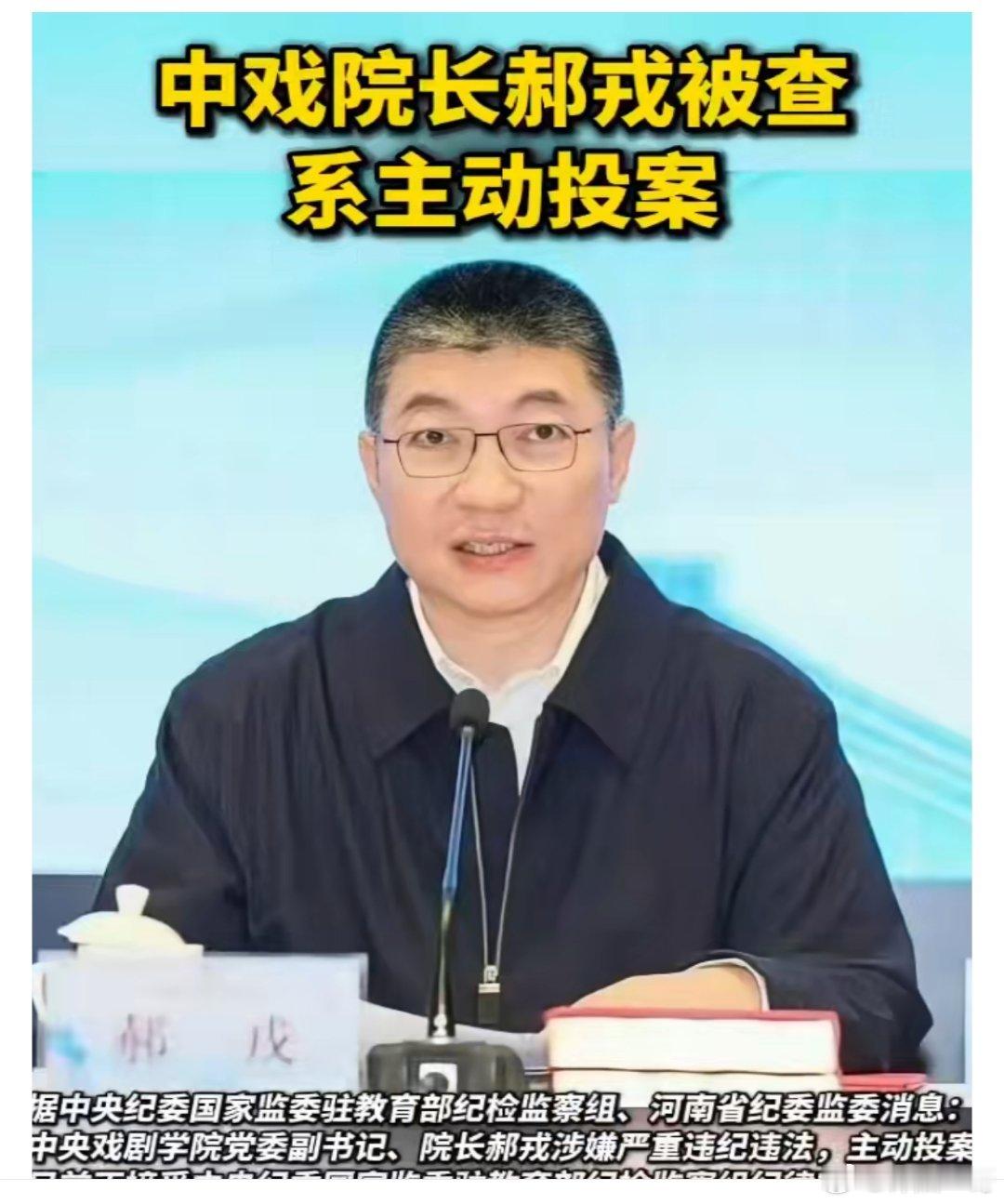 中戏院长郝戎被查高校这几十年烂透了，北大前段也有个被查了。反腐反贪也要严查一下各