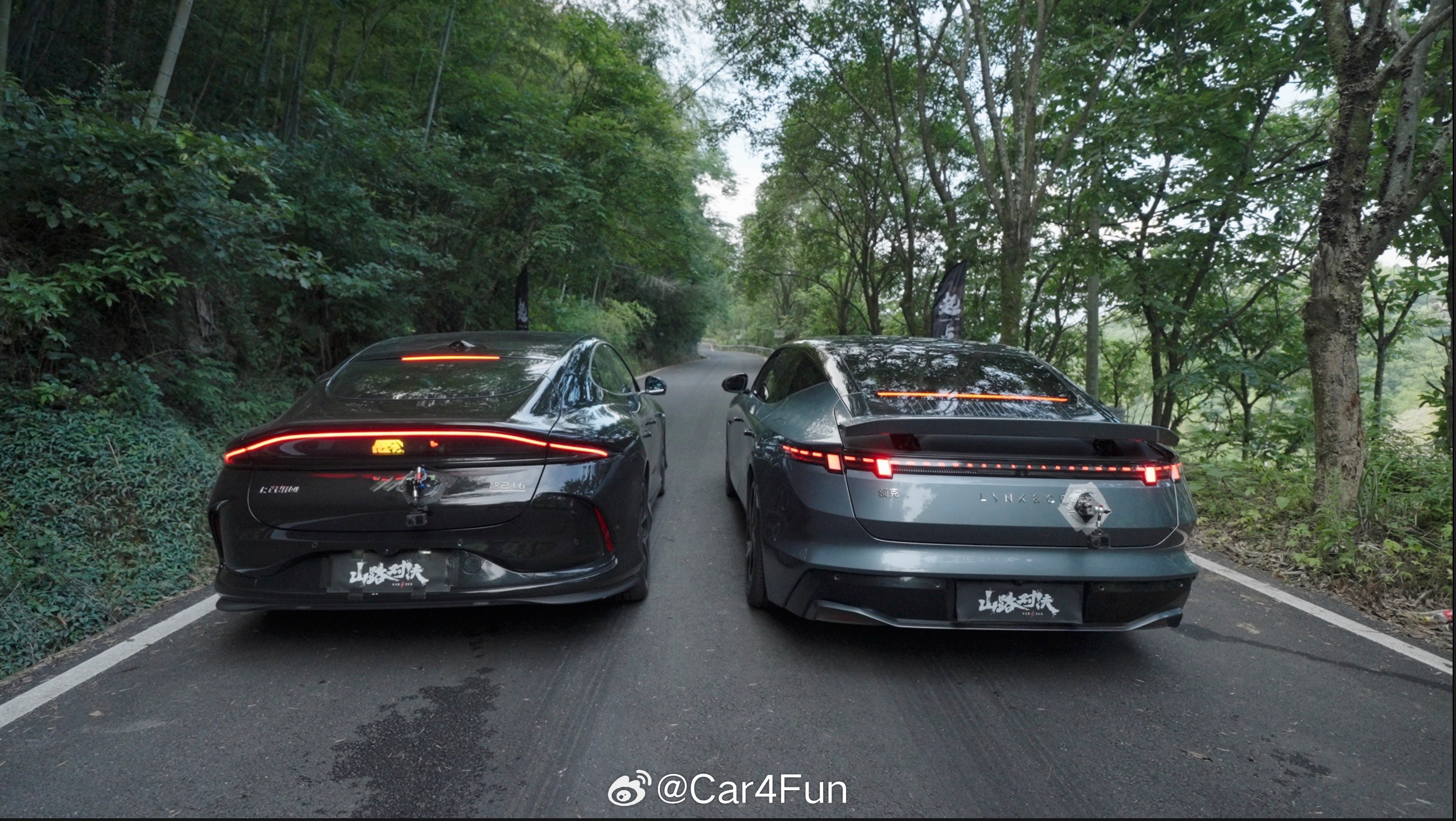 各位姥爷们，再等等，已经在剪了[泪奔]Car4Fun[超话]山路对决新能源汽车[