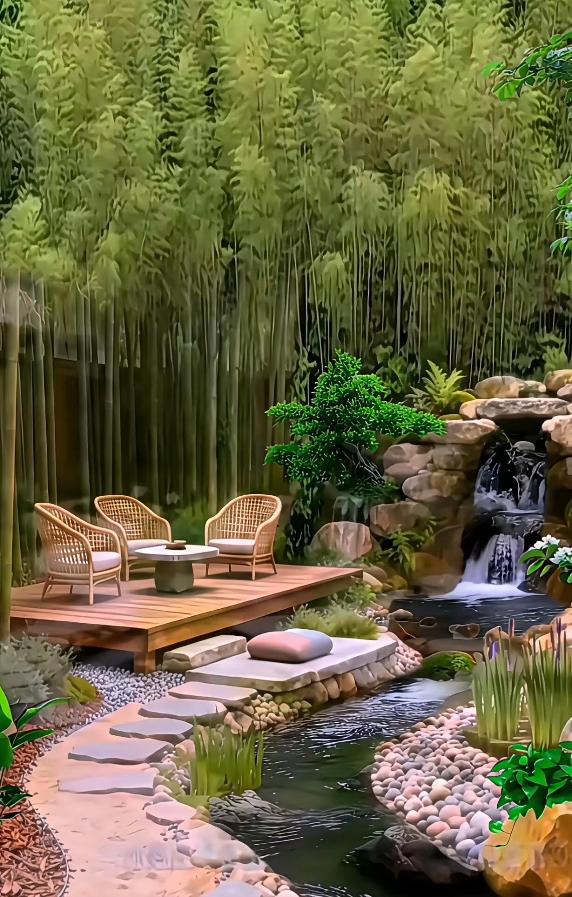 一院烟火，半生温柔
 
一院烟火，漫过寻常晨昏
柴米油盐，煮着岁月的温
风掠过窗