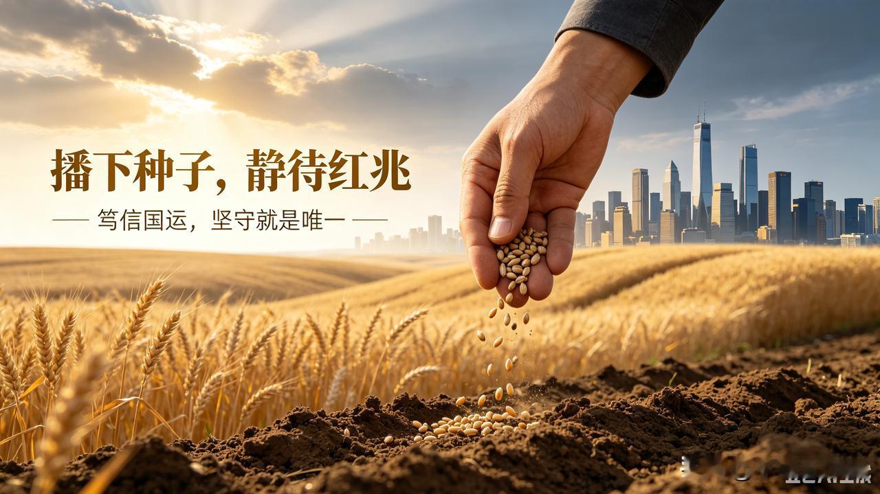 播下种子静待收成：笃信国运，坚守就是唯一
 
在起伏不定的金融市场里，大多数人都