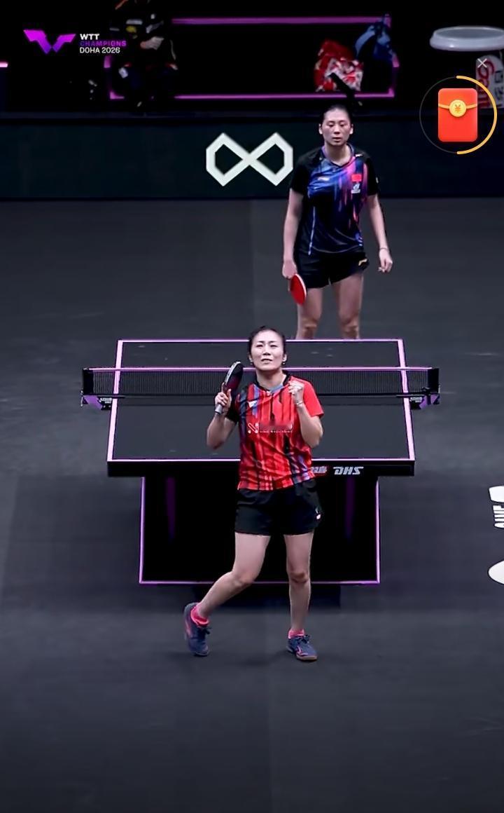 陈熠🇨🇳憾负削球手老将韩莹🇩🇪！
无缘2026WTT冠军赛多哈站女单八强
