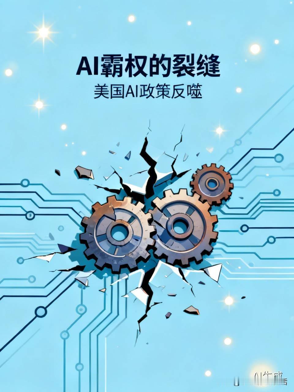 美国一直想在AI领域称霸，可现在看呐，这霸权有被自家人搞垮的苗头。
美国政府为了