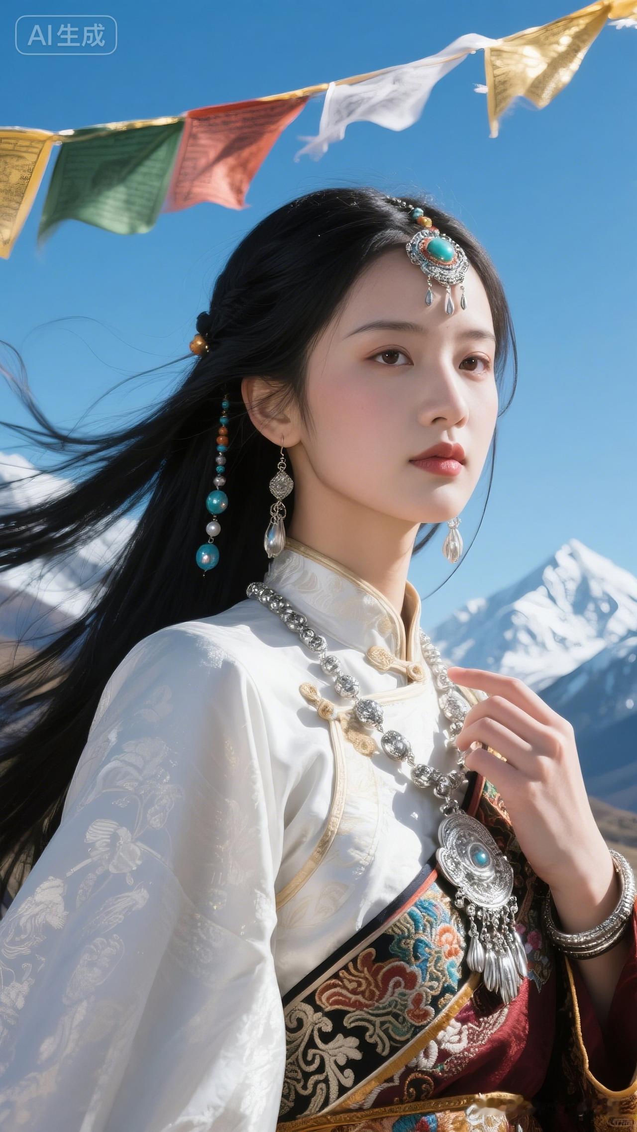 雪域高原上的绝美仙子，惊艳了整个冬天！