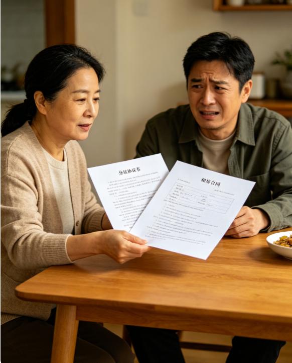 小姑子坐月子想到我家住一年，丈夫一口答应，第二天，他就收到了我的分居协议书和租房