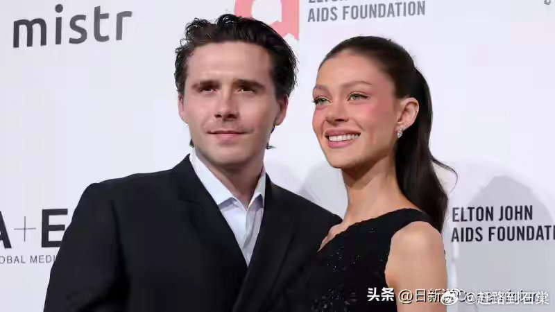 贝克汉姆长子发文纪念结婚周年：深情告白妮可拉，承诺永远保护她 