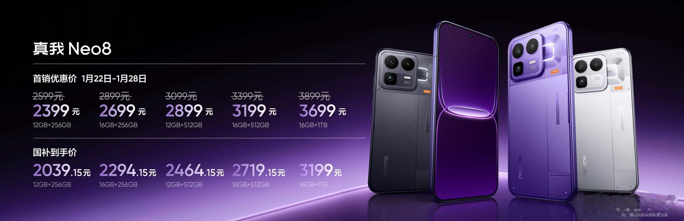 今天刚刚发布的真我neo8 大家觉得价格怎么样？ 
