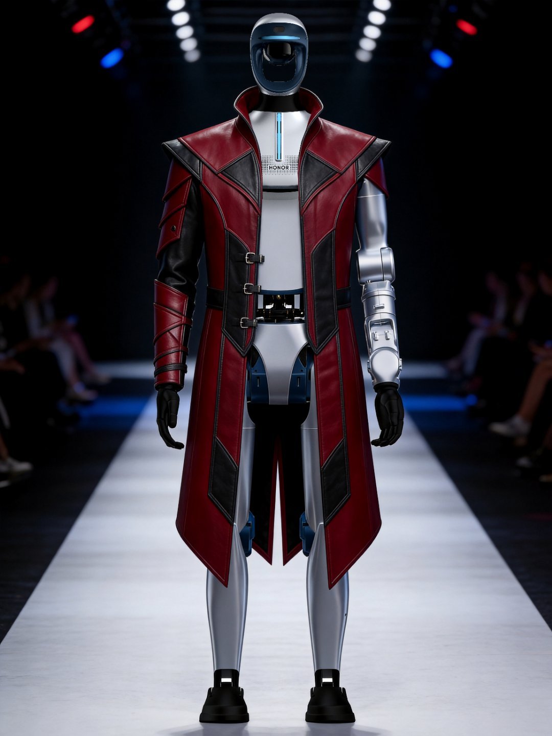 胡兵给荣耀机器人发走秀offer荣耀机器人妥妥滴跨界出圈了前几天北京半马闪电夺冠