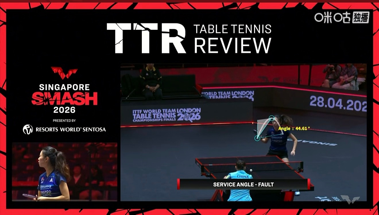 张安挑战裁判的fault 挑战失败 44.61°