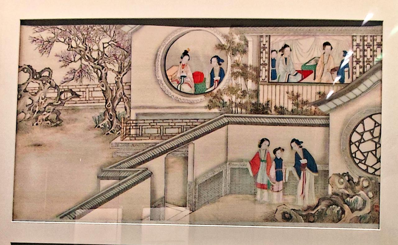 《红楼梦》彩绘画册选
   ″绘梦三重缘一一辽宁与红楼梦文化″展，在《沈阳博物馆