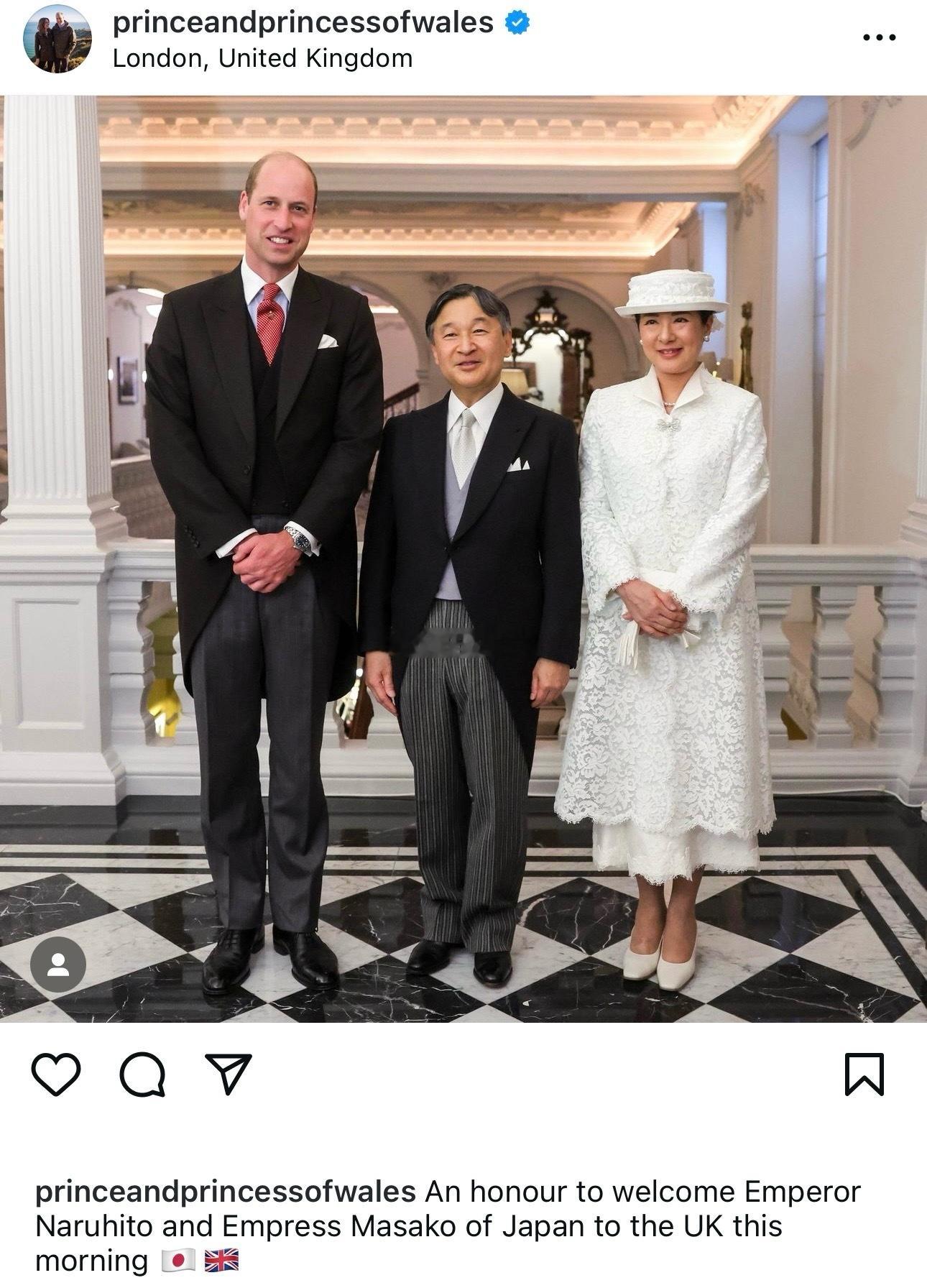 从没这么直观感受过威廉身高有1米9[笑cry] ​​​
