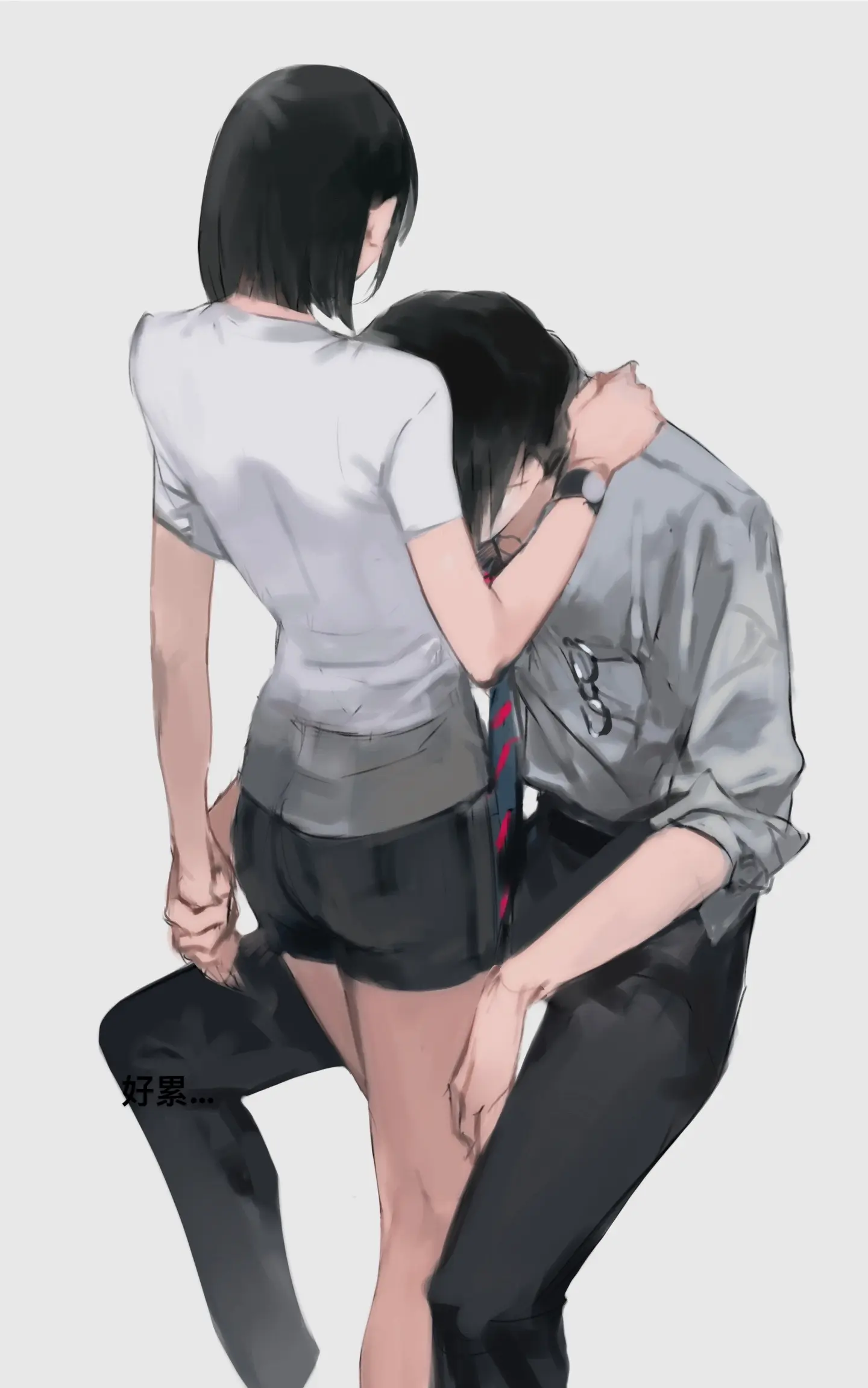 oc 日常摸鱼 画画 原创