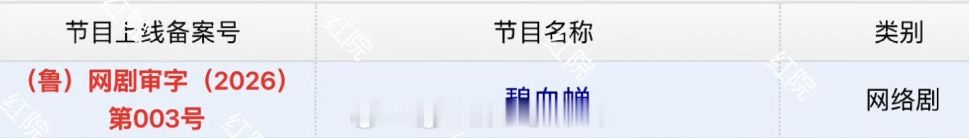 侯明昊，徐振轩《碧血蝉》过审，有人期待这一部吗？ ​​​