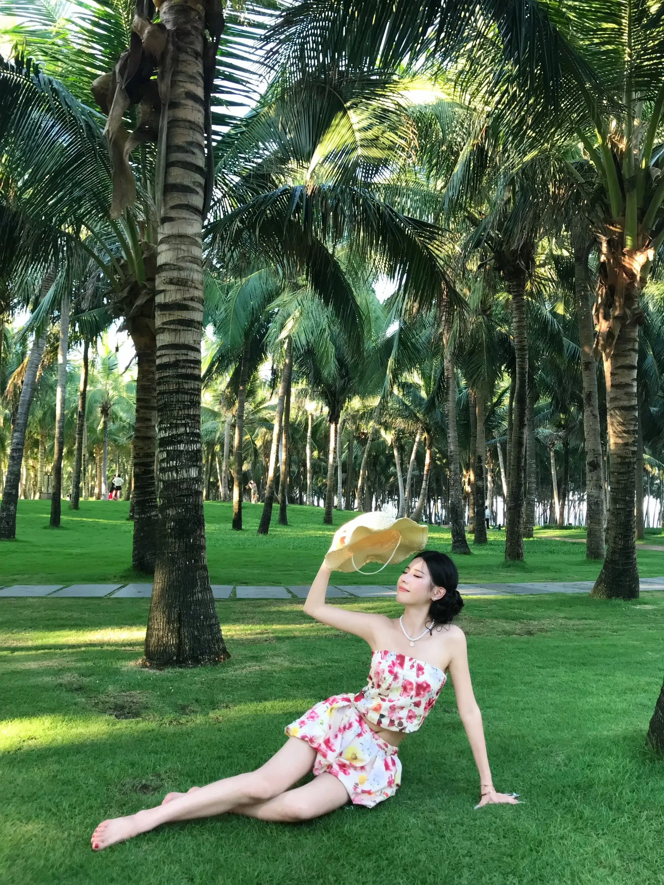 椰树林拍照 拍照 ootd 旅游