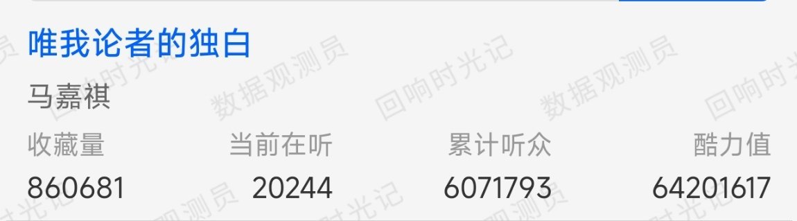 马嘉祺另外，光是酷狗马嘉祺solo 好听 《唯我论者的独白》六天就累计了六百多万