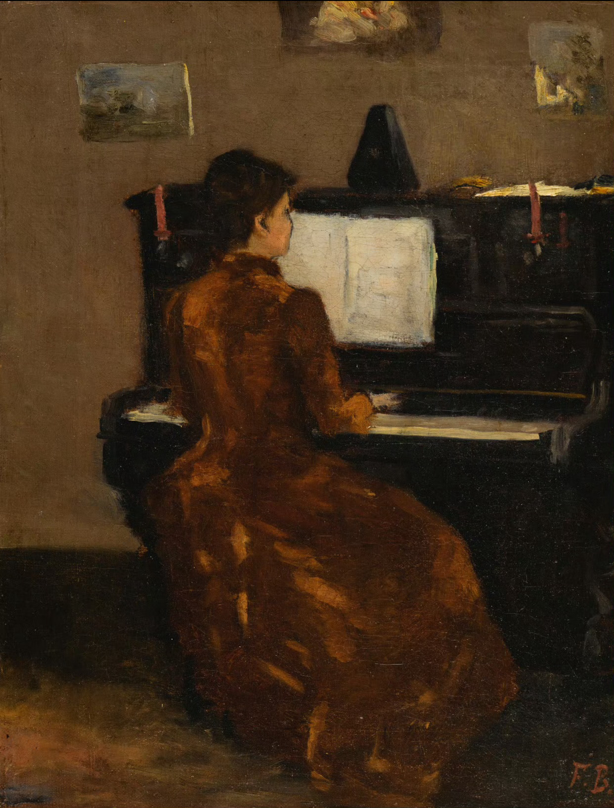 法国印象派画家弗雷德里克・巴齐耶（Frédéric Bazille，1841-1