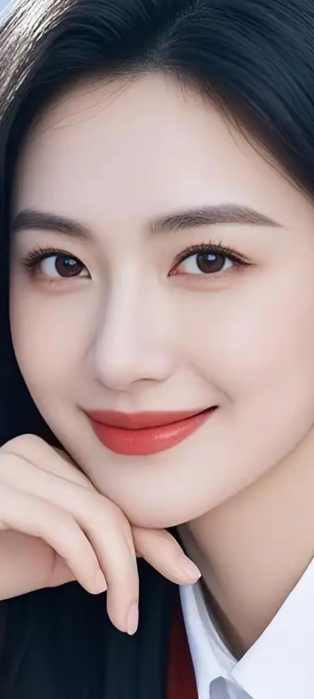 温柔甜美的微笑，元气满满的少女心