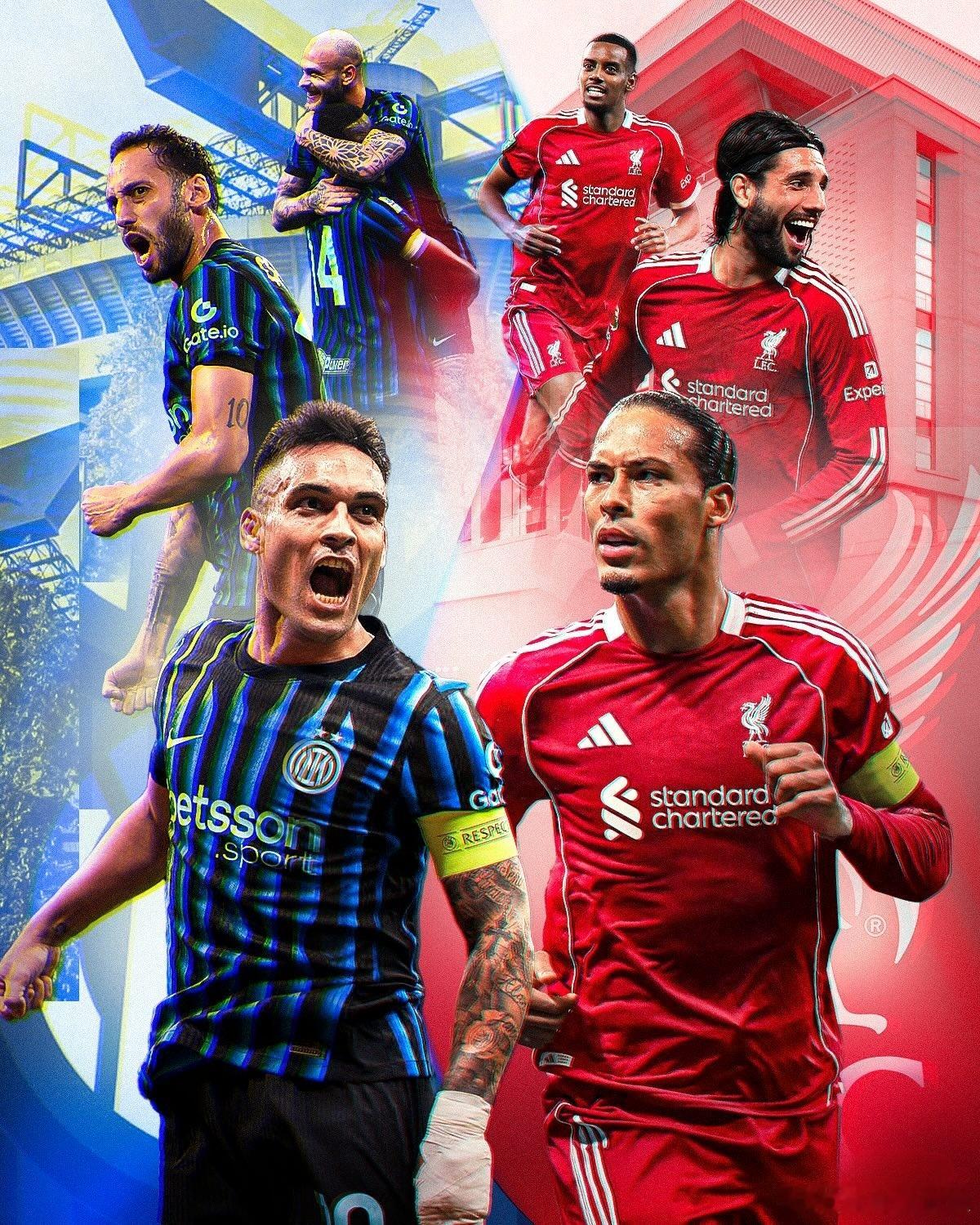 罗马体育报+米兰体育报：国际米兰欧冠比赛，右翼卫主力是奥古斯托，阿坎吉缺席，比塞