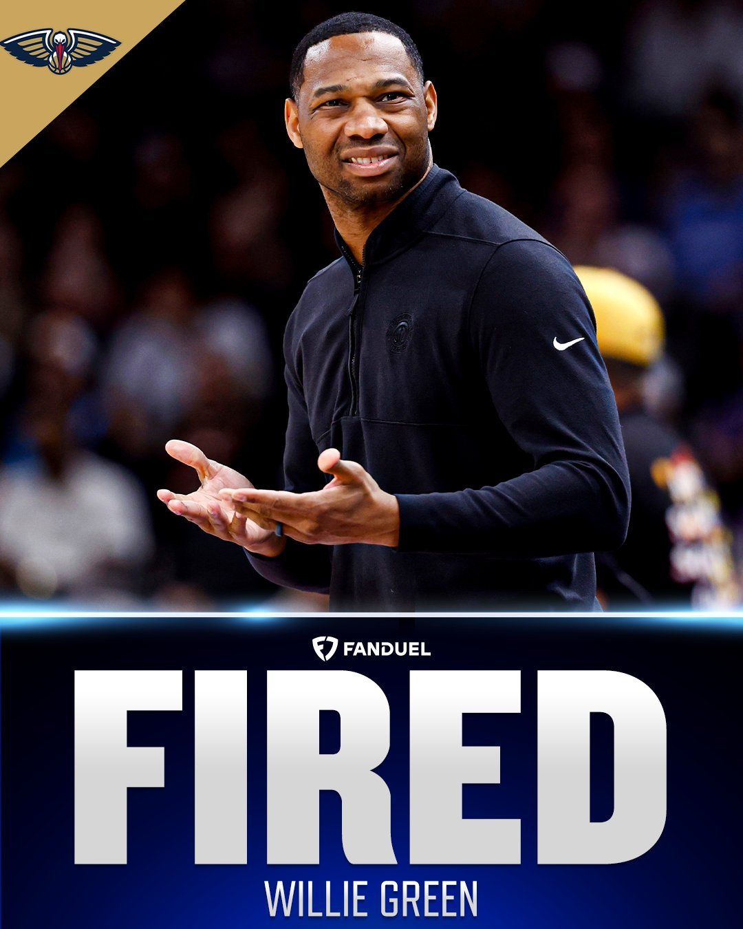 新赛季下课的第一位教练。 