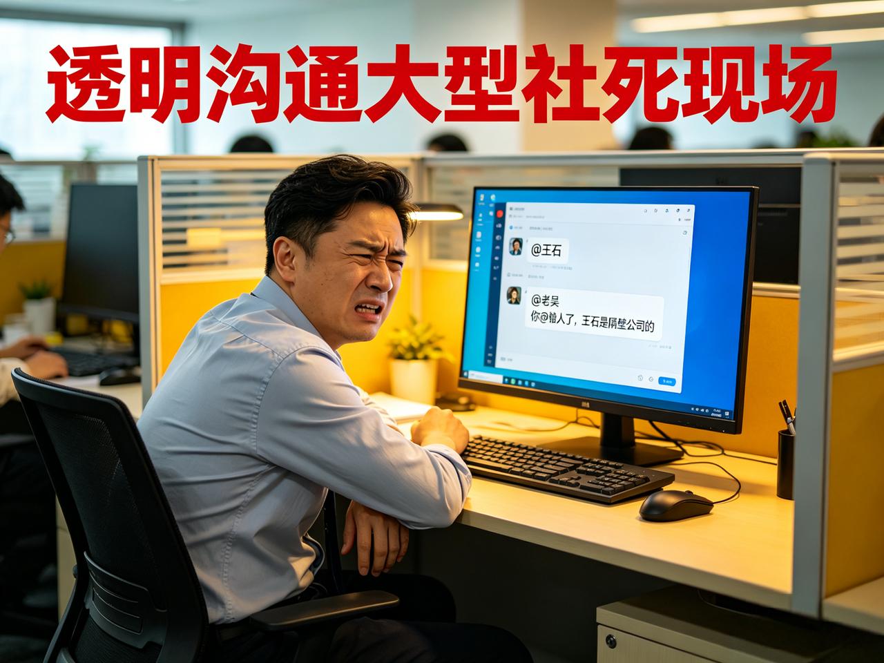 公司出了个新规定：工作群必须用真名，不许用昵称。

老板说，这叫“透明沟通”。全