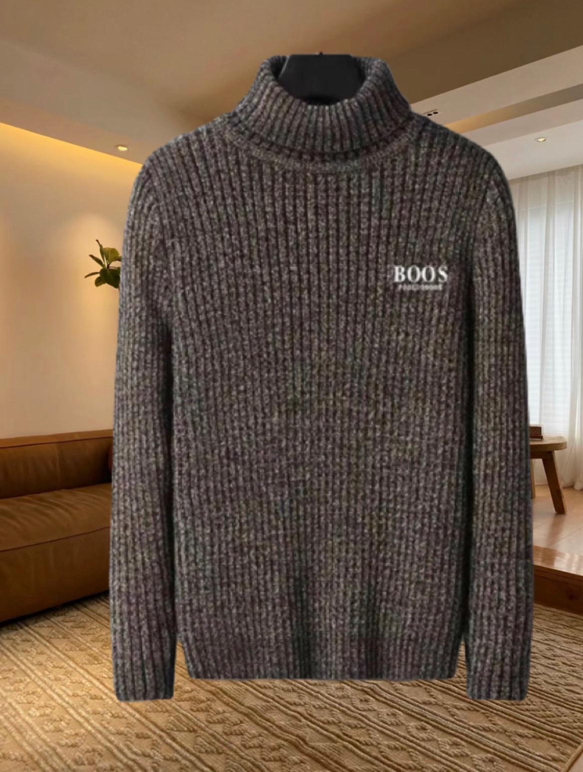 男人这么穿，没有女人不喜欢…高档水貂毛绒衫，穿上年轻十岁，贼帅气！#男士#保暖又