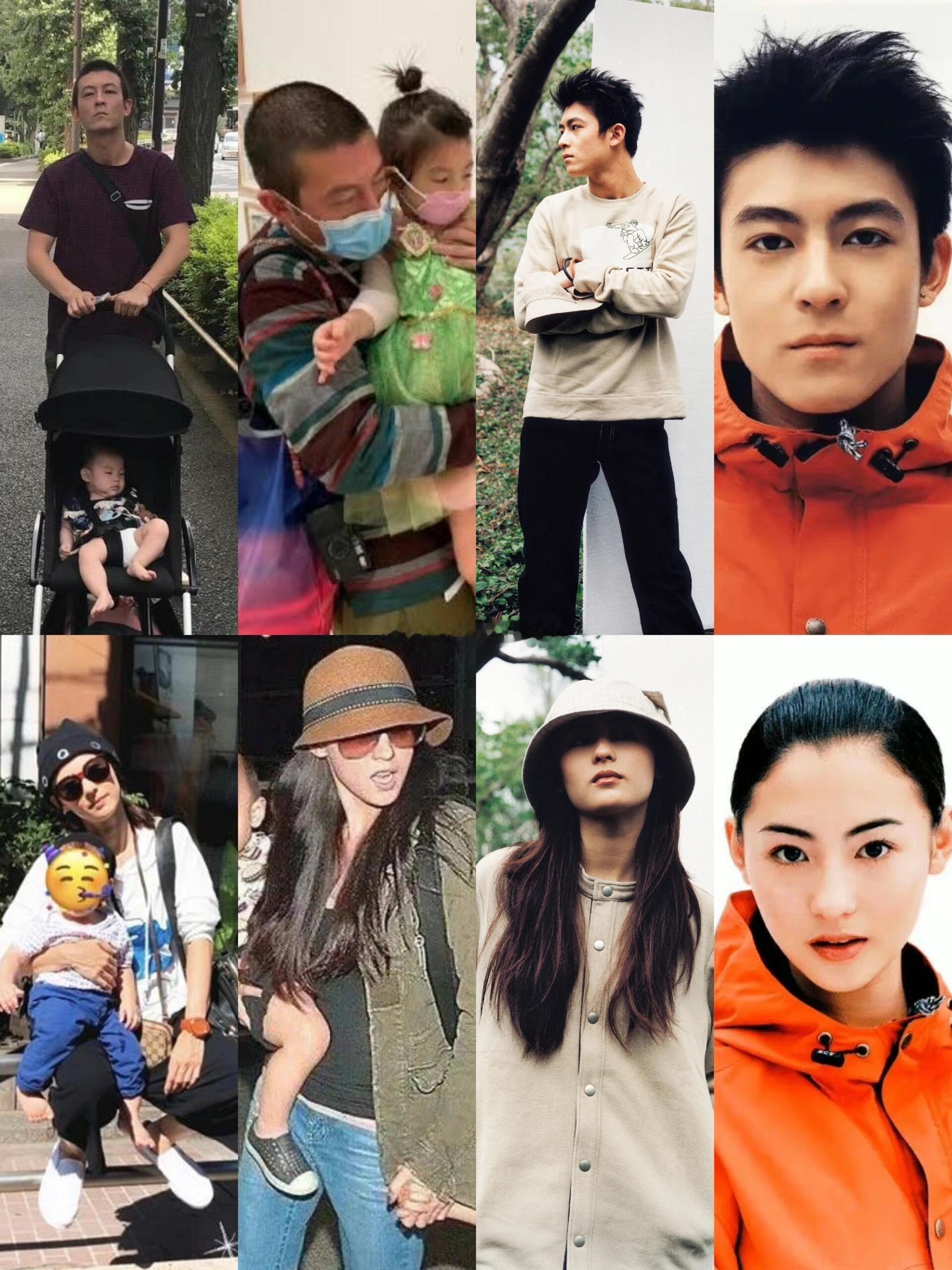 要是陈冠希张柏芝结婚的话，他俩的孩子得多好看啊！ ​​​