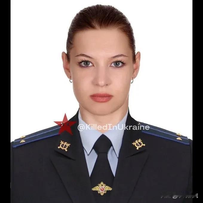 辣手摧花！丹科娃，俄军女中尉，俄国防部内务警察、助理调查员。2024年1月11日
