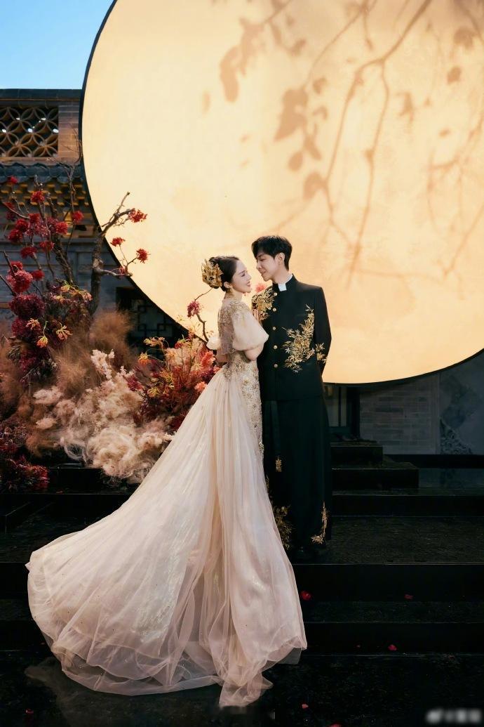 董璇、张维伊婚礼照 ​​​