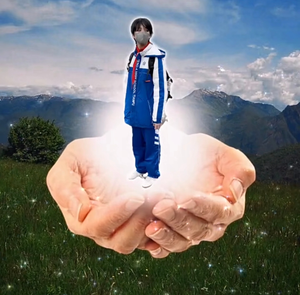 把你捧在手上 虔诚的供养 